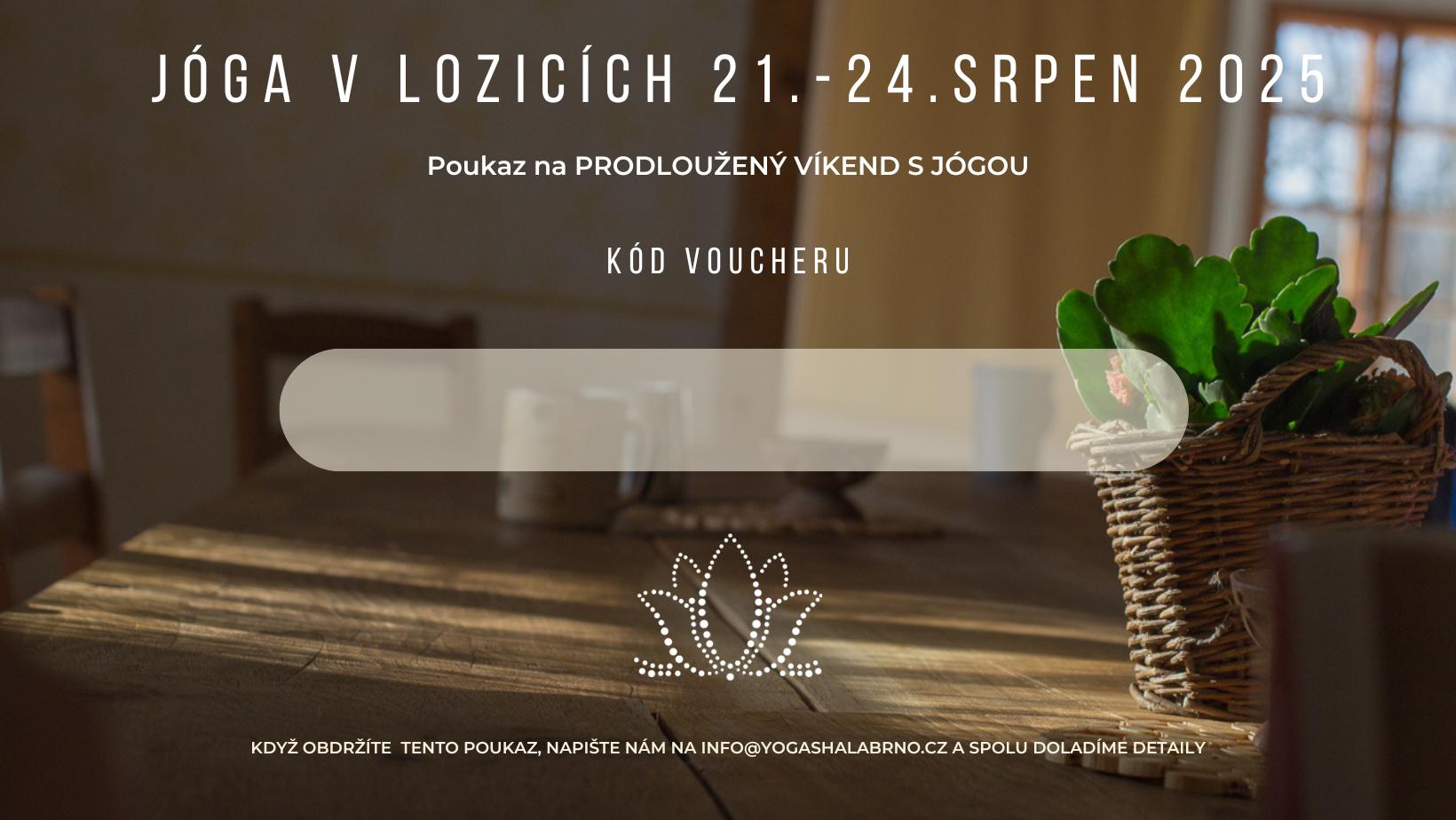 Voucher PRODLOUŽENÝ VÍKEND V LOZICÍCH